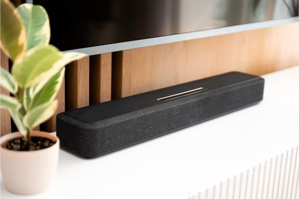 Soundbar no rack
