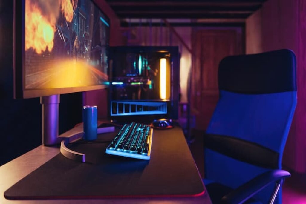 setup gamer com monitor