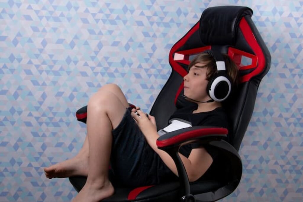 cadeira gamer com encosto grande