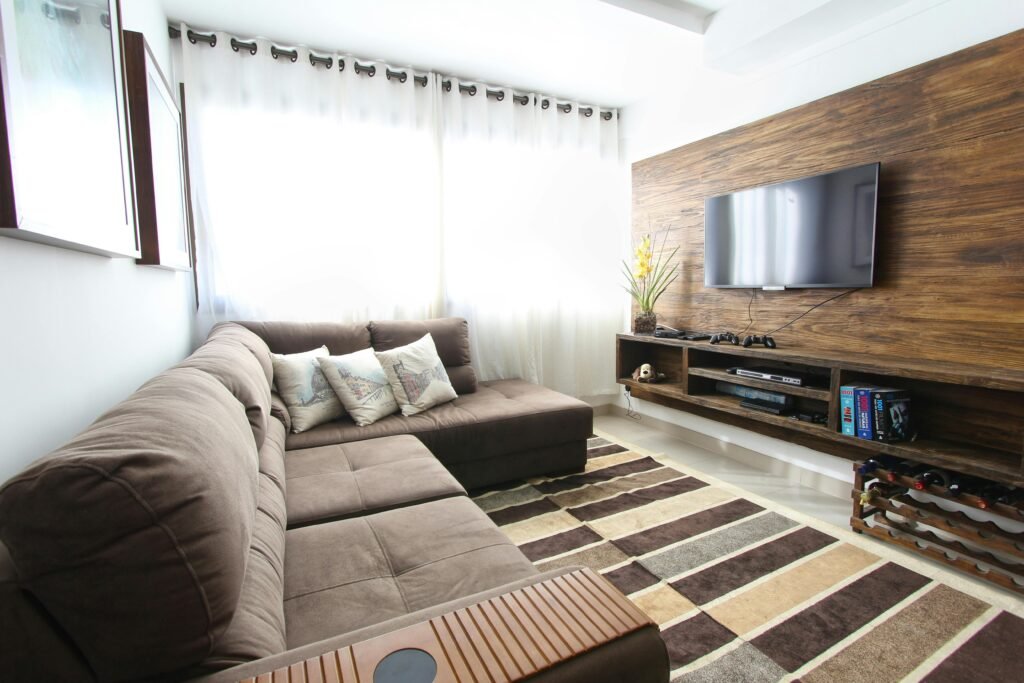 Sala de estar com TV