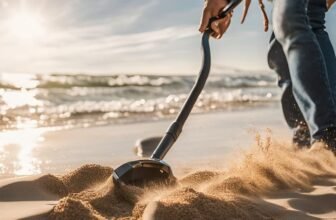 A praia também é um ambiente onde o detector de metal pode ser usado.